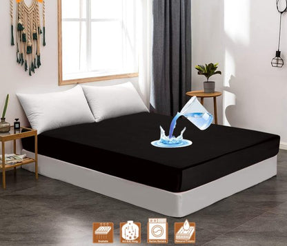 100% Waterproof Mattress Protector Cover Is Made Of Polish Fabric, (random Color)