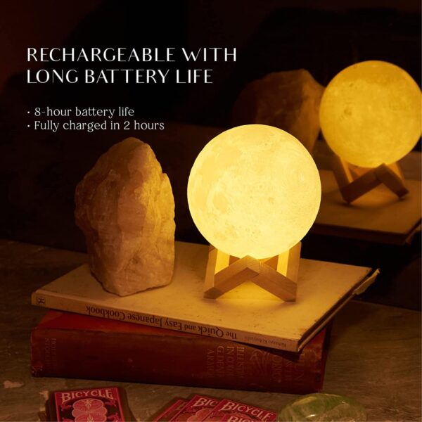 16 In 1 High Quality Led Moon Light Lamp With Stand – Mind Glowing 3d Lamp – Bedroom