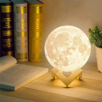 16 In 1 High Quality Led Moon Light Lamp With Stand – Mind Glowing 3d Lamp – Bedroom