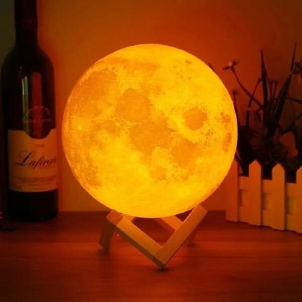 16 In 1 High Quality Led Moon Light Lamp With Stand – Mind Glowing 3d Lamp – Bedroom