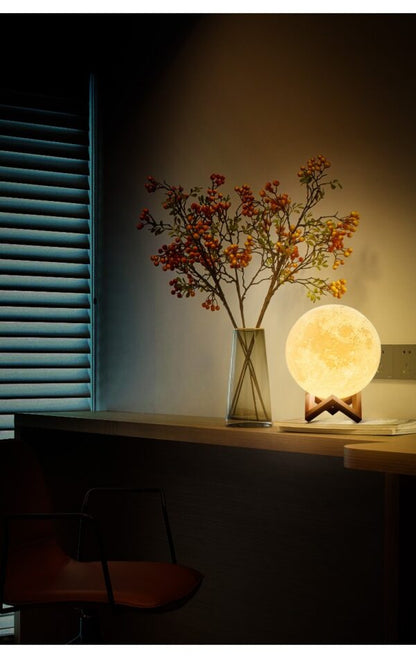 16 In 1 High Quality Led Moon Light Lamp With Stand – Mind Glowing 3d Lamp – Bedroom