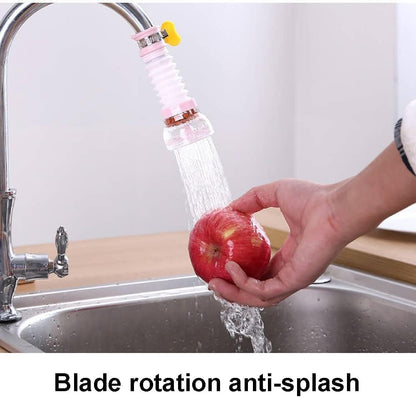 Kitchen Shower Splash Fan Faucet Water-saving Filter Shower Water Rotating Spray Regulator