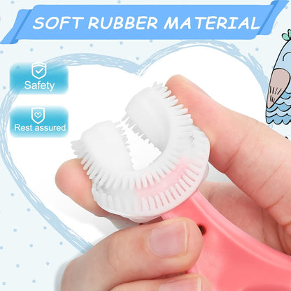 360 Degree U-shaped Baby Toothbrush Children Child Toothbrush Teethers Baby Brush