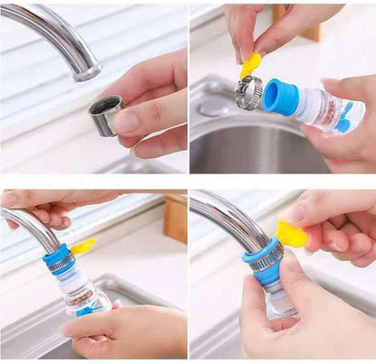 Kitchen Shower Splash Fan Faucet Water-saving Filter Shower Water Rotating Spray Regulator