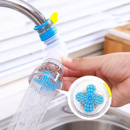 Kitchen Shower Splash Fan Faucet Water-saving Filter Shower Water Rotating Spray Regulator