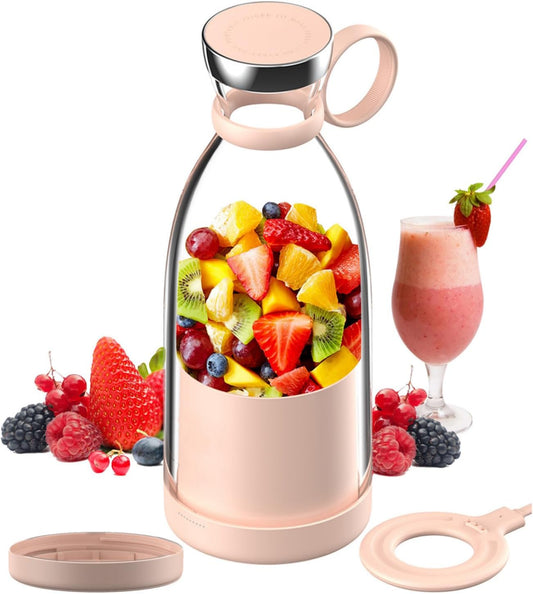 Mini Portable Blender Electric Fruit Juicer Mixers 420ml