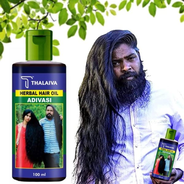 Adivasi Herbal Hair Oil Natural Pure Herbal Hair Oil 120ml