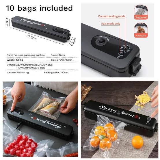 Automatic Vacuum Sealer Food Packing Machine | Electric Vacuum Sealer Machine