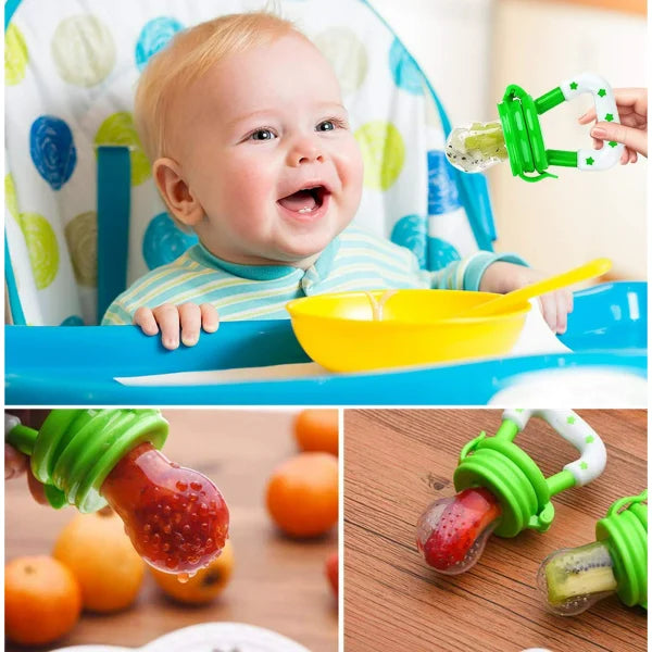 Baby Solid Baby Fruit Pacifier Nepel Fresh Fruit Feeder Infant Teething Toy Nibbler Teether