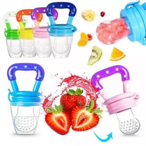 Baby Solid Baby Fruit Pacifier Nepel Fresh Fruit Feeder Infant Teething Toy Nibbler Teether