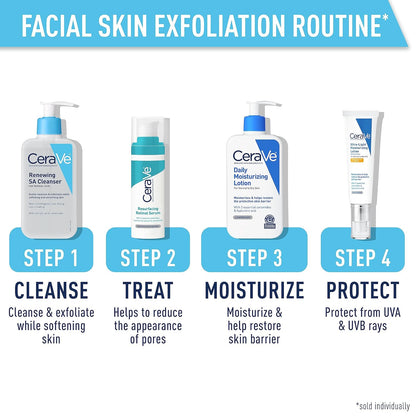 Cerave Renewing Sa Facial Cleanser For Skin Smoothness