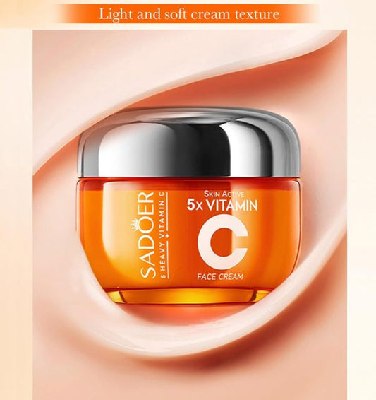 Sadoer 5 Heavy Vitamin C Skin Active Whitening Cream Vitamin C Hydrating Face Cream